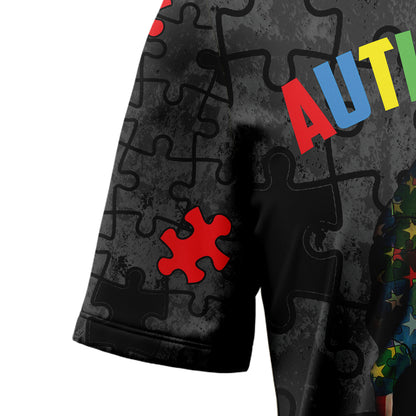 Autism Skull T2707 Hawaiian Shirt