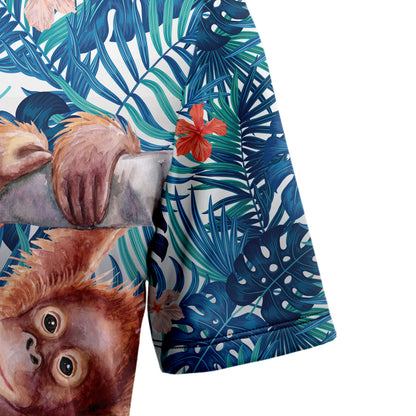 3D Monkey G5728 Hawaiian Shirt