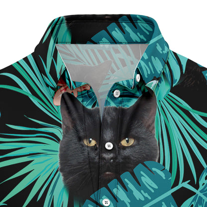 Black Cat Tropical T3006 Hawaiian Shirt