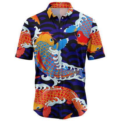 Koi Fish T0107 Hawaiian Shirt
