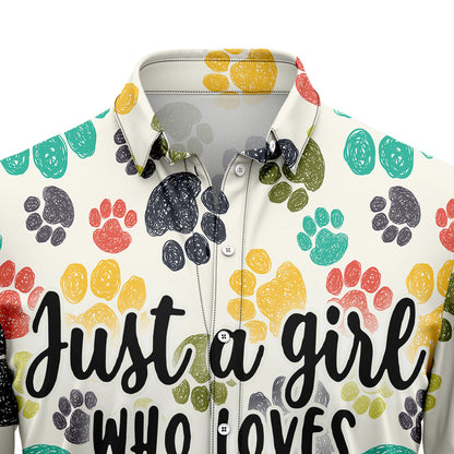 Just A Girl Who Loves Dogs H247003 Hawaiian Shirt