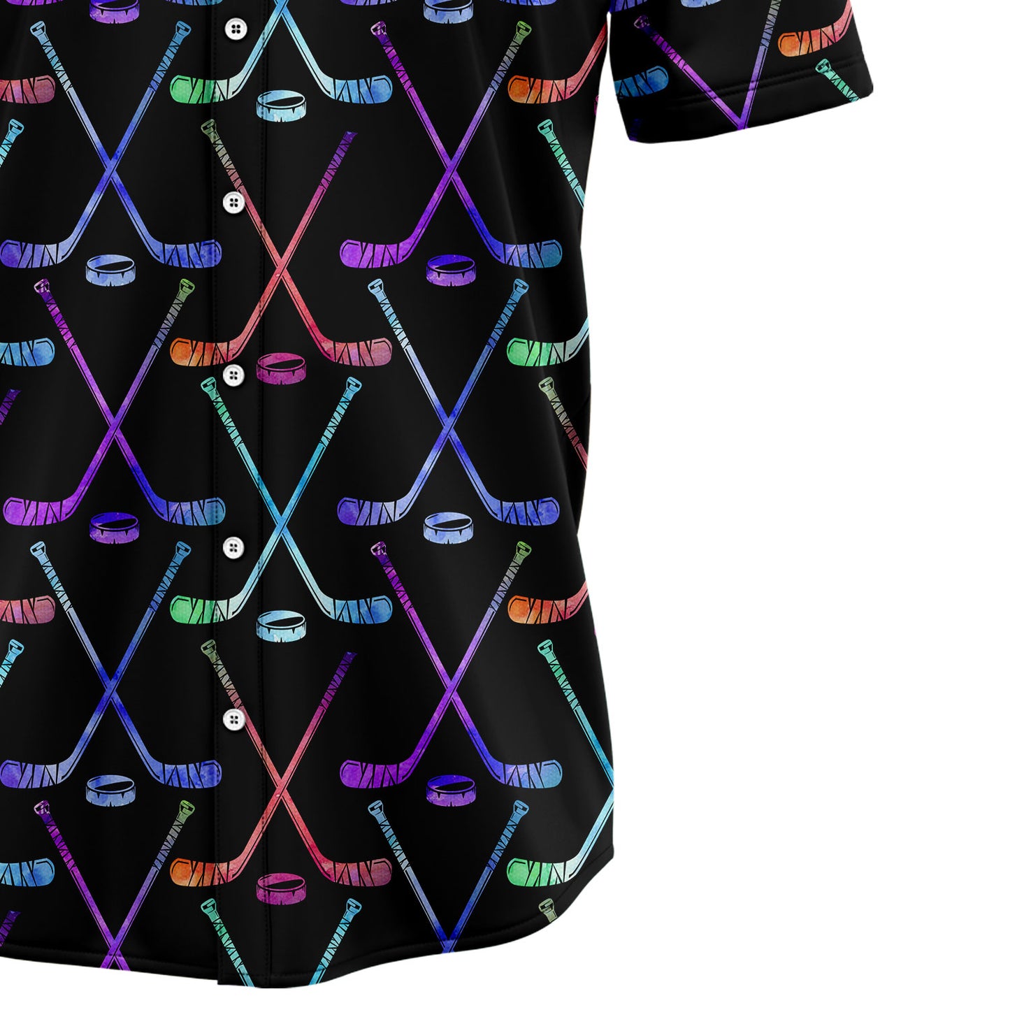 Hockey Colorful T2407 Hawaiian Shirt