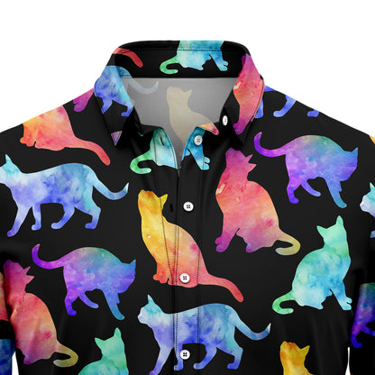 Cat Colorful T2407 Hawaiian Shirt