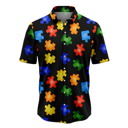 Autism Colorful T2407 Hawaiian Shirt