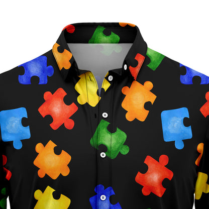 Autism Colorful T2407 Hawaiian Shirt