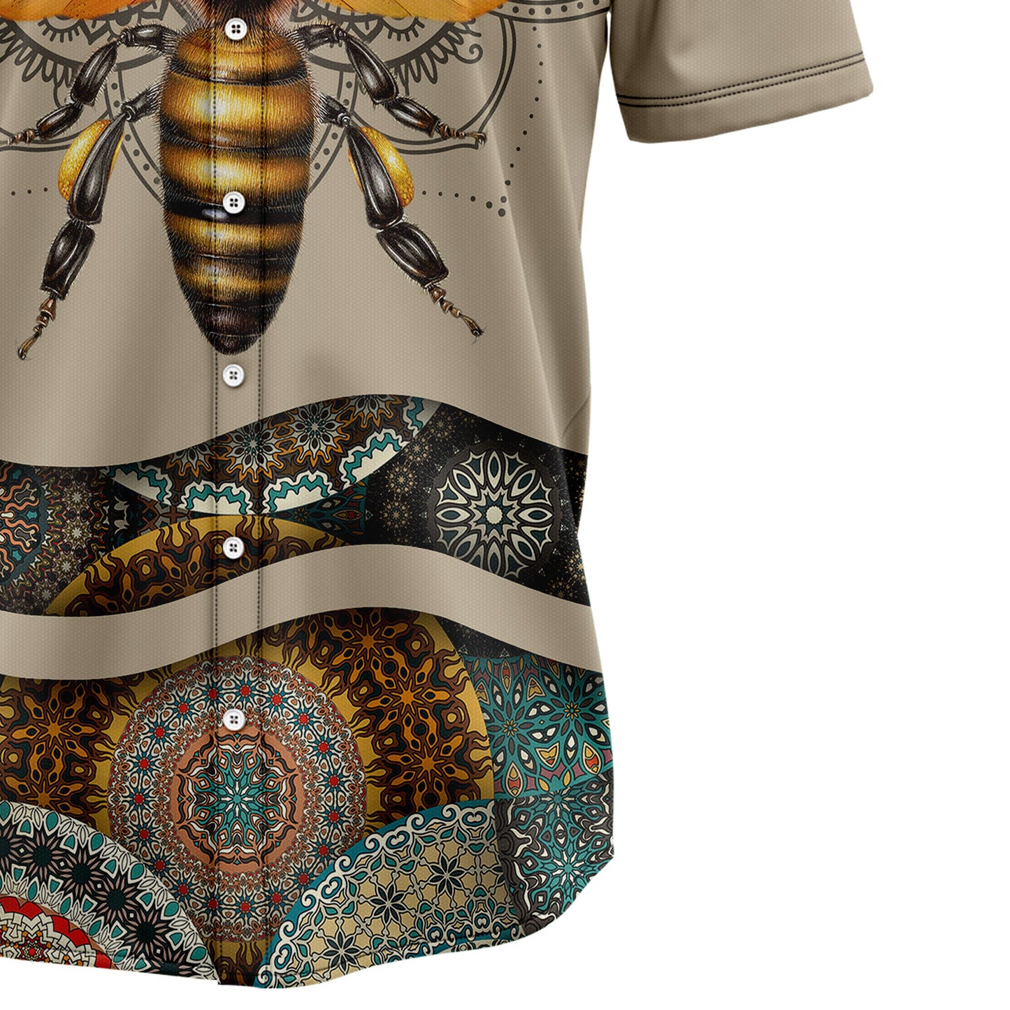 Mandala Bee G5724 Hawaiian Shirt