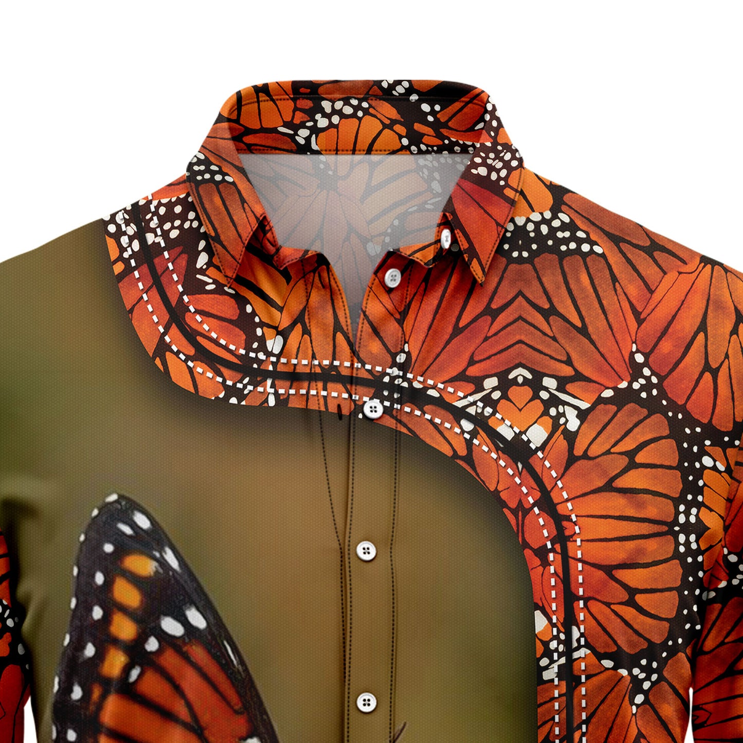 Abstract Monarch Butterfly G5724 Hawaiian Shirt