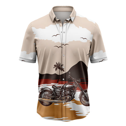 Motorbike Palm Tree TY2307 Hawaiian Shirt