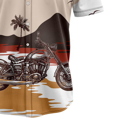 Motorbike Palm Tree TY2307 Hawaiian Shirt