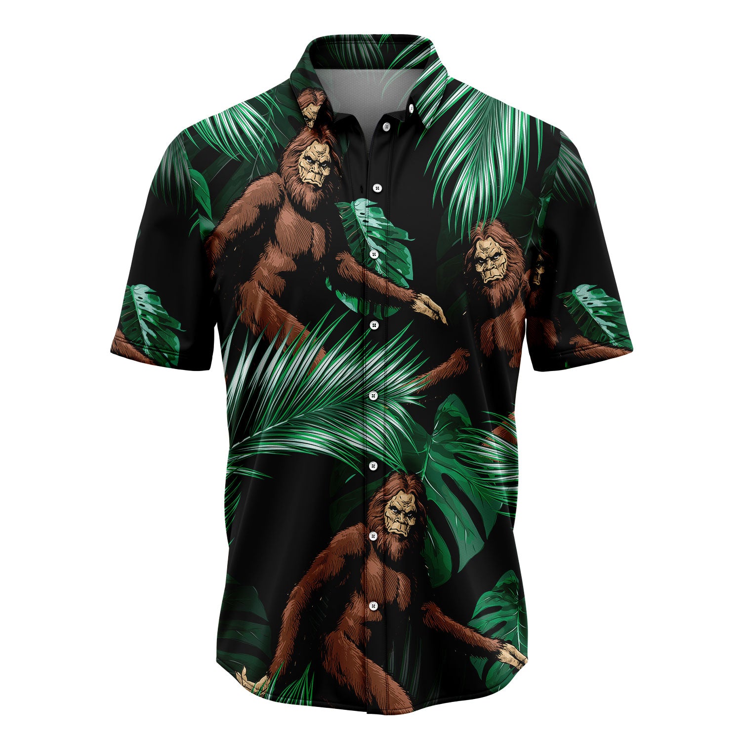 Bigfoot Under The Palm T2307 Hawaiian Shirt – PERSONALIZEDWITCH