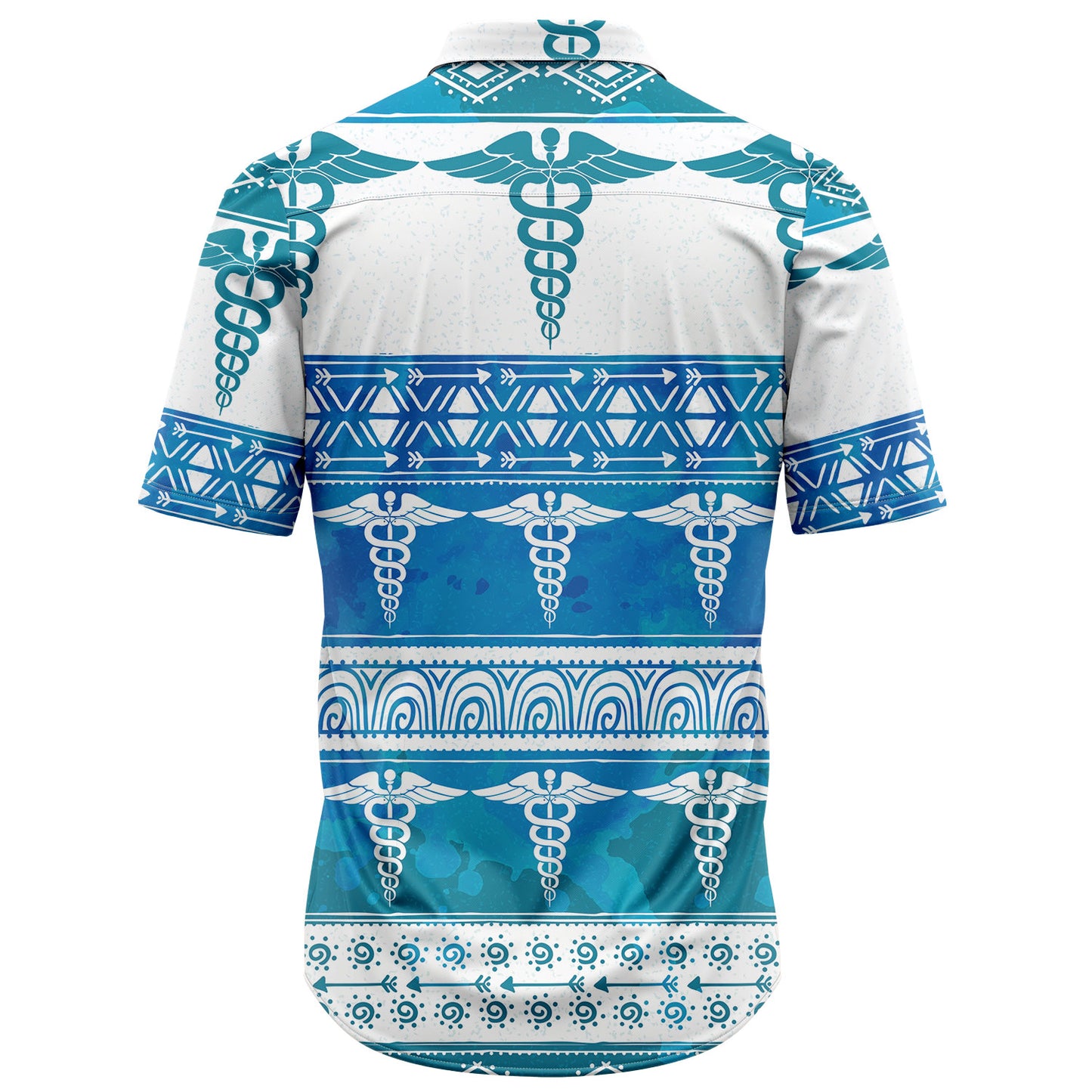 Nurse Feather Pattern T2307 Hawaiian Shirt