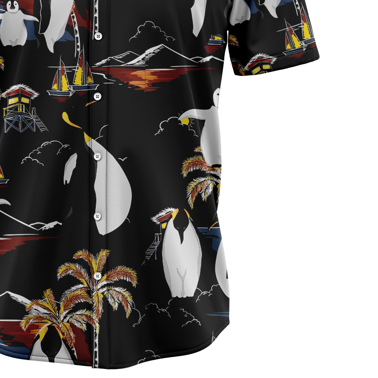 Penguin On Vacation TG5723 Hawaiian Shirt