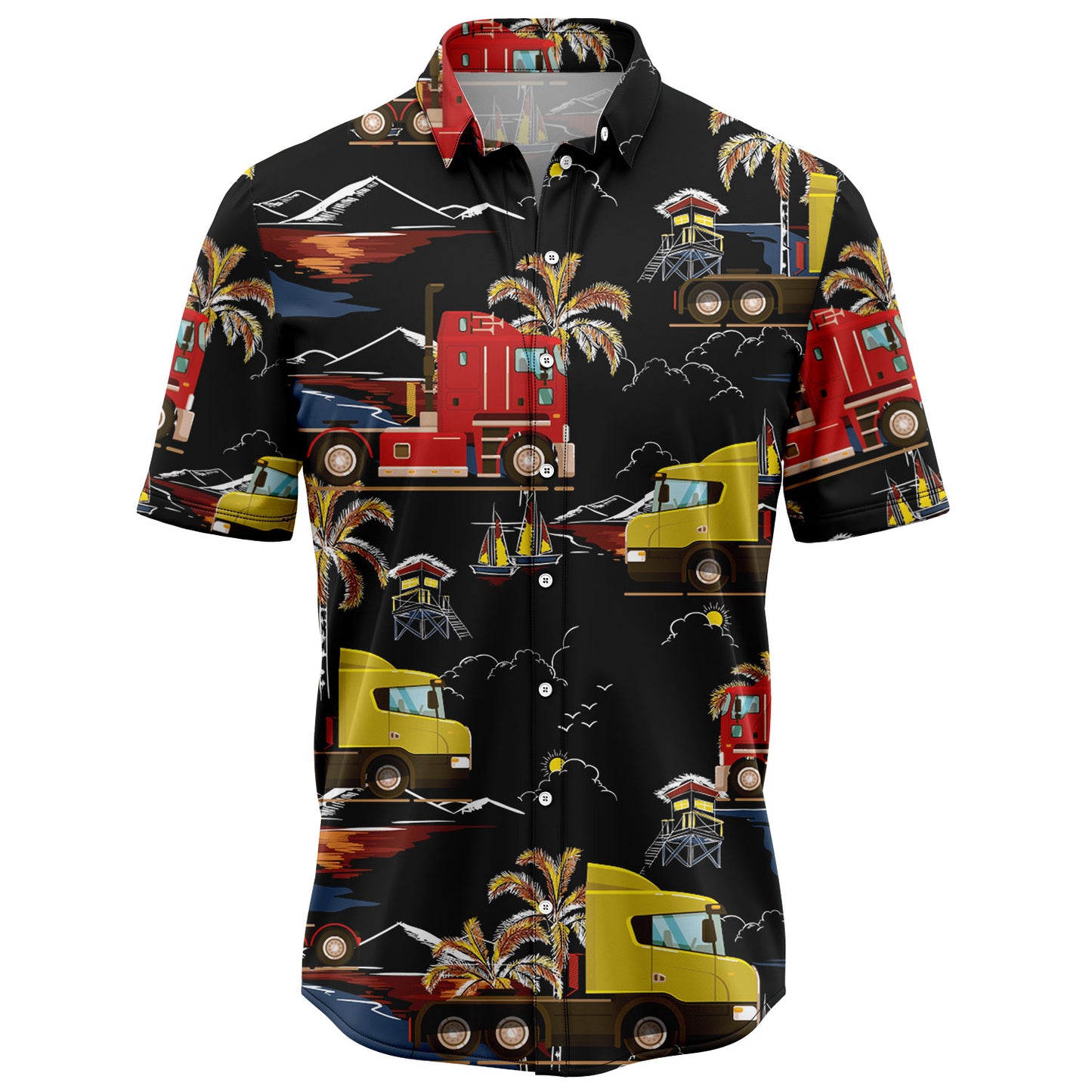 Trucker Vacation TG5723 Hawaiian Shirt