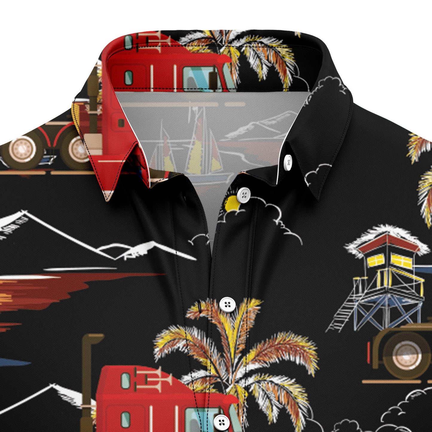 Trucker Vacation TG5723 Hawaiian Shirt