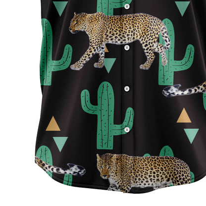 Leopard Cactus Pattern TG5723 Hawaiian Shirt