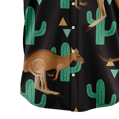 Kangaroo Cactus Pattern TG5723 Hawaiian Shirt