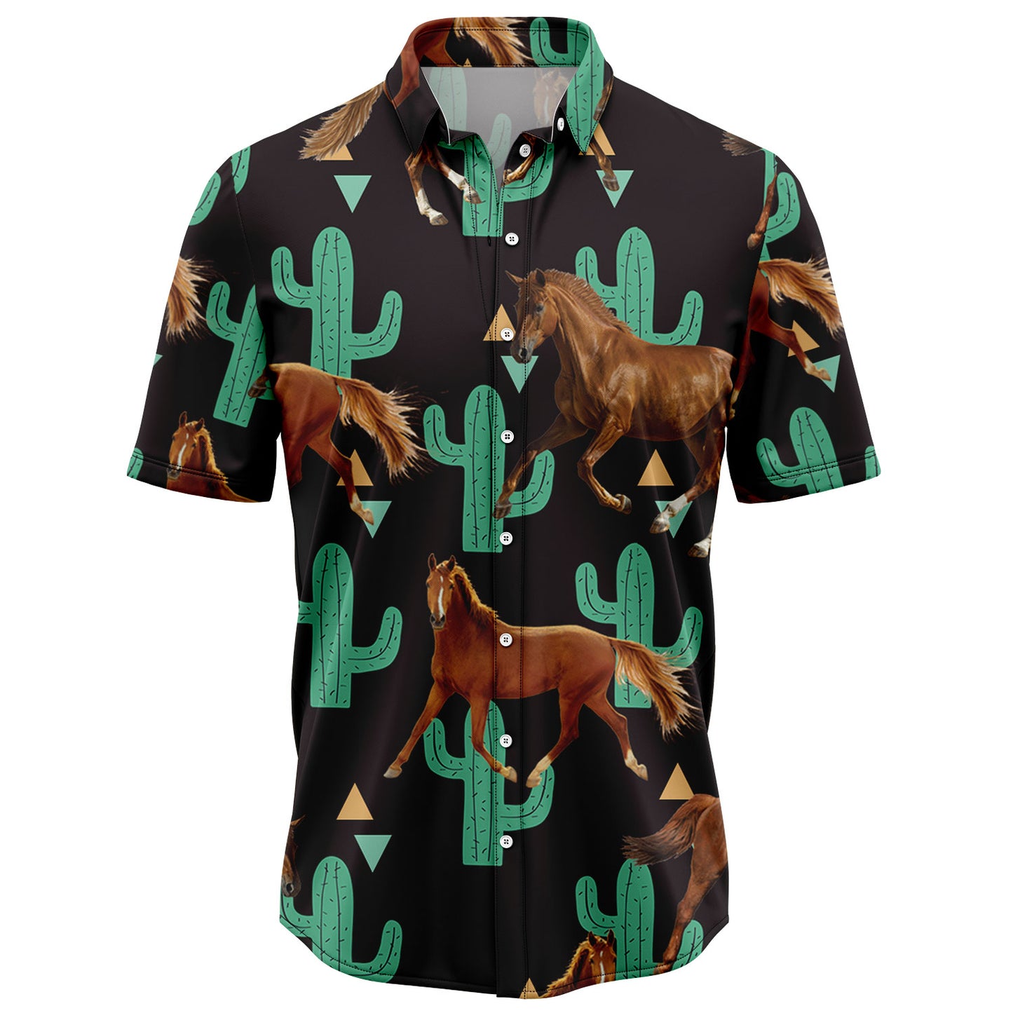 Horse Cactus Pattern TG5723 Hawaiian Shirt