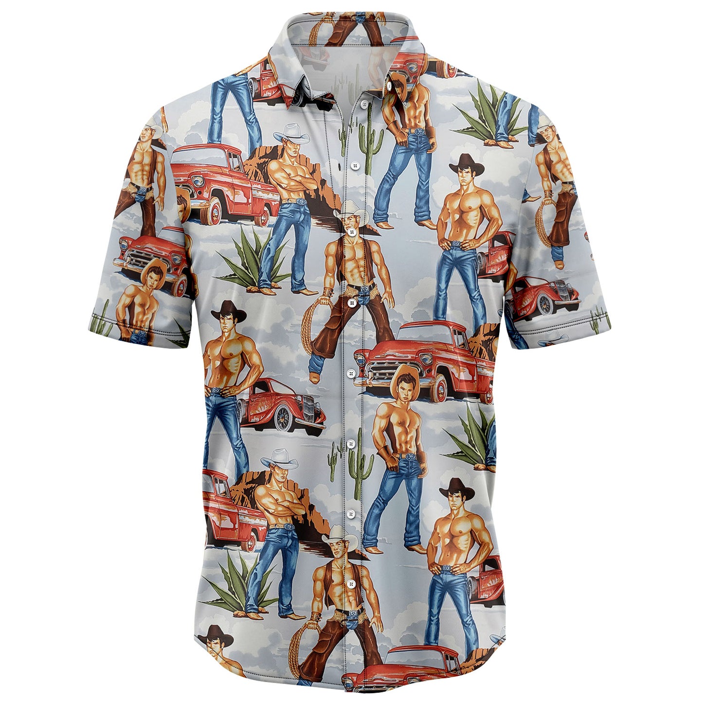 Western Cowboy G5723 Hawaiian Shirt