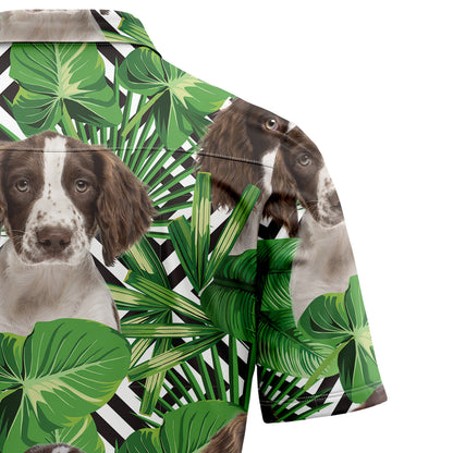 Summer Exotic Jungle Tropical English Springer Spaniel H97101 Hawaiian Shirt
