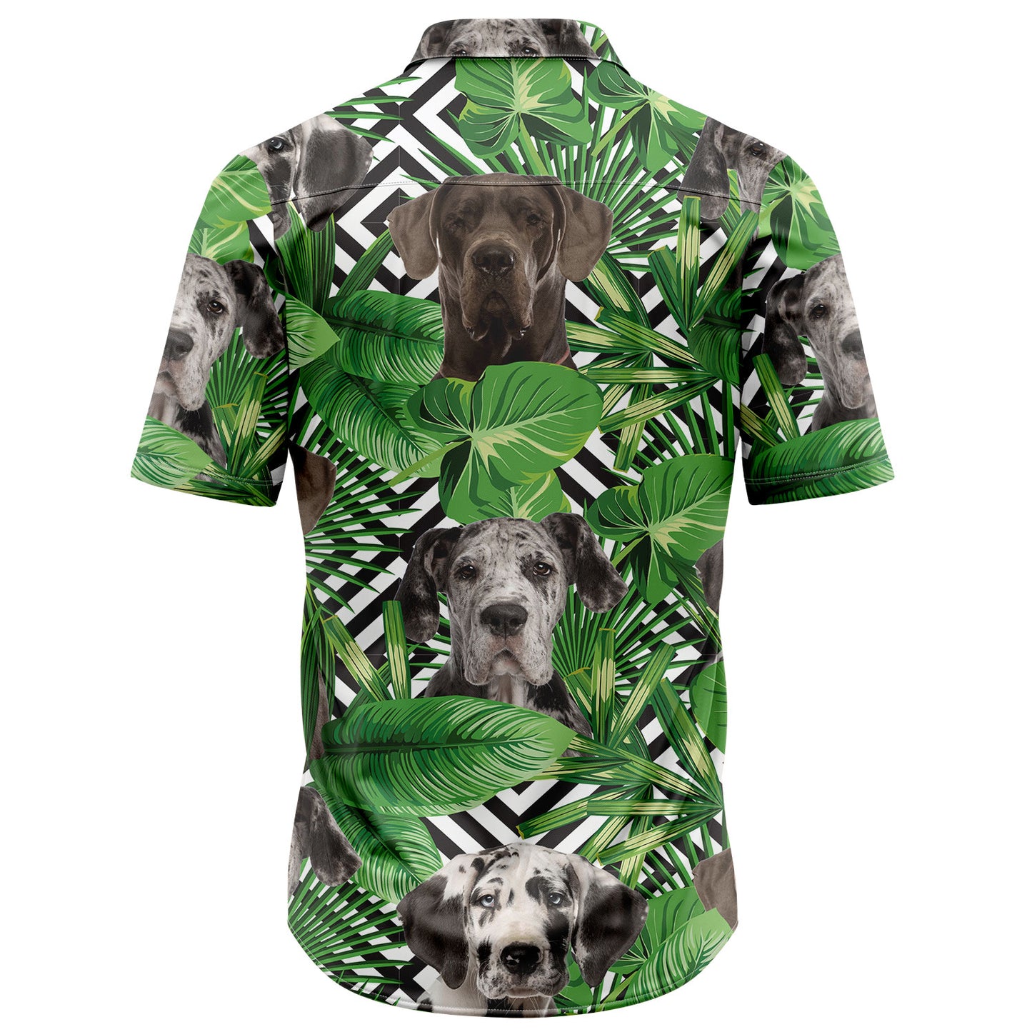 Summer Exotic Jungle Tropical Great Dane H97100 Hawaiian Shirt