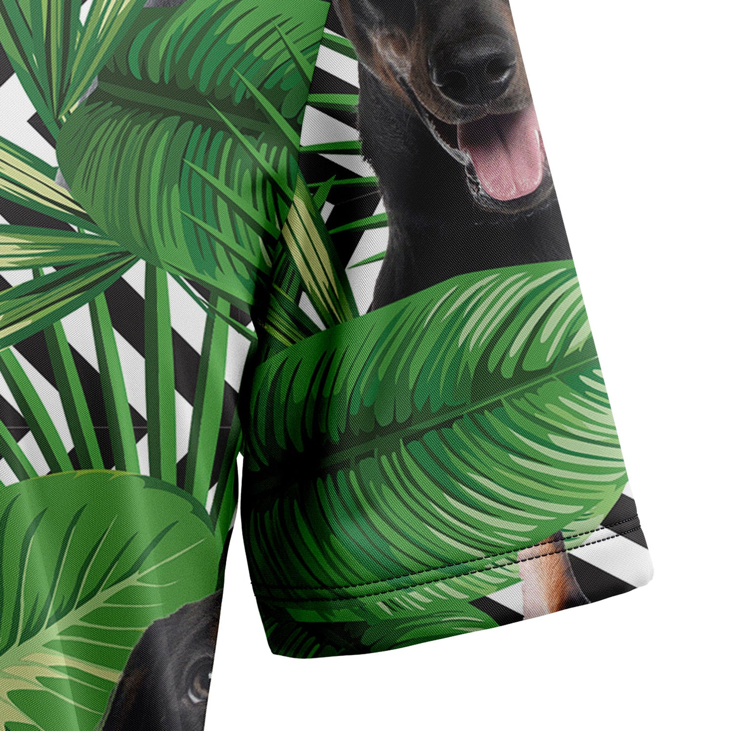 Summer Exotic Jungle Tropical Doberman Pinscher H97099 Hawaiian Shirt