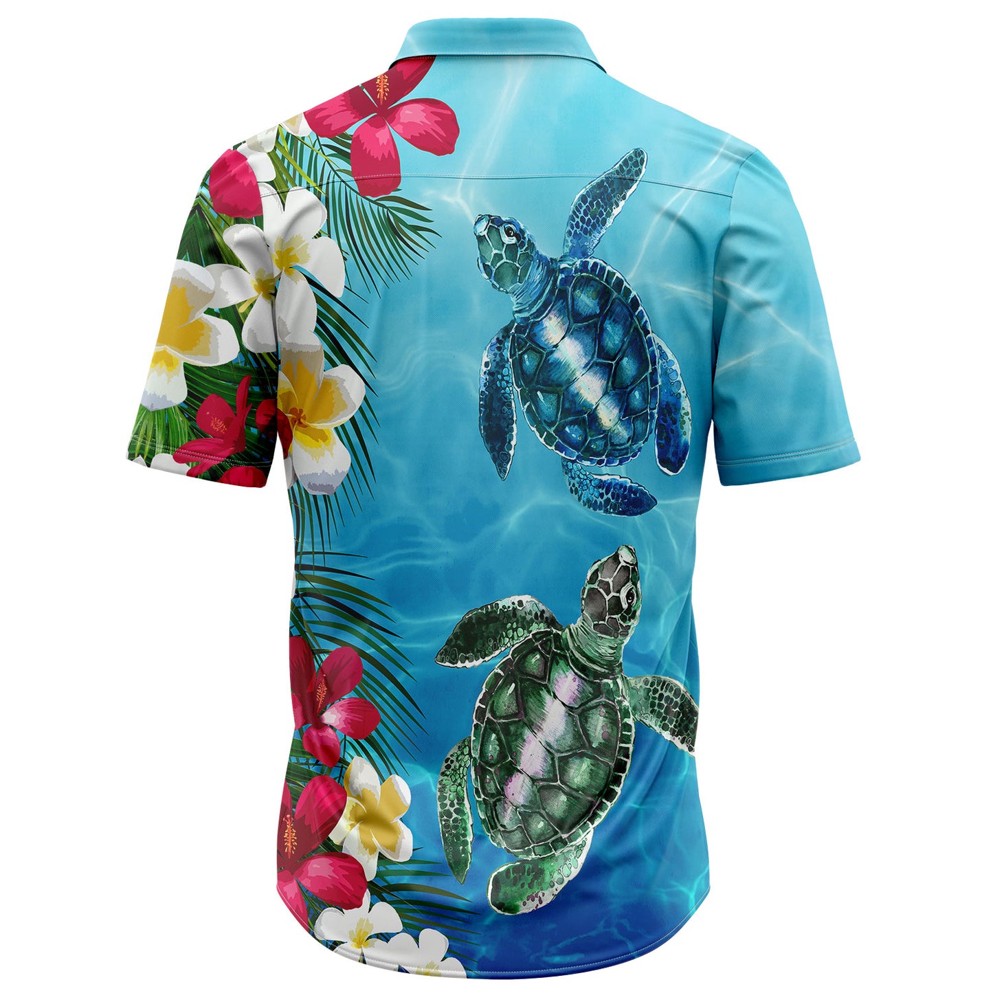 Turtle Floral T1007 Hawaiian Shirt