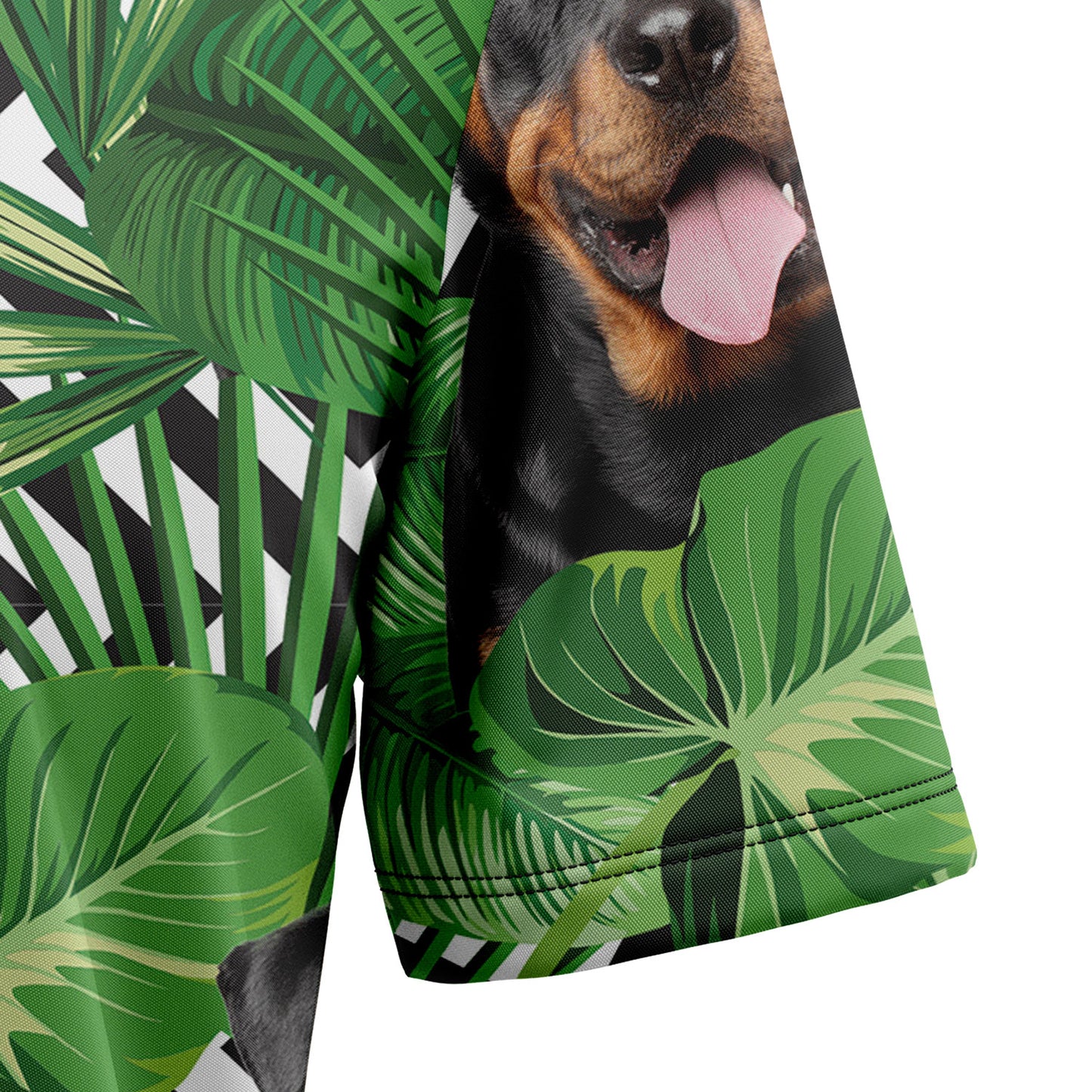 Summer Exotic Jungle Tropical Rottweiler H97098 Hawaiian Shirt