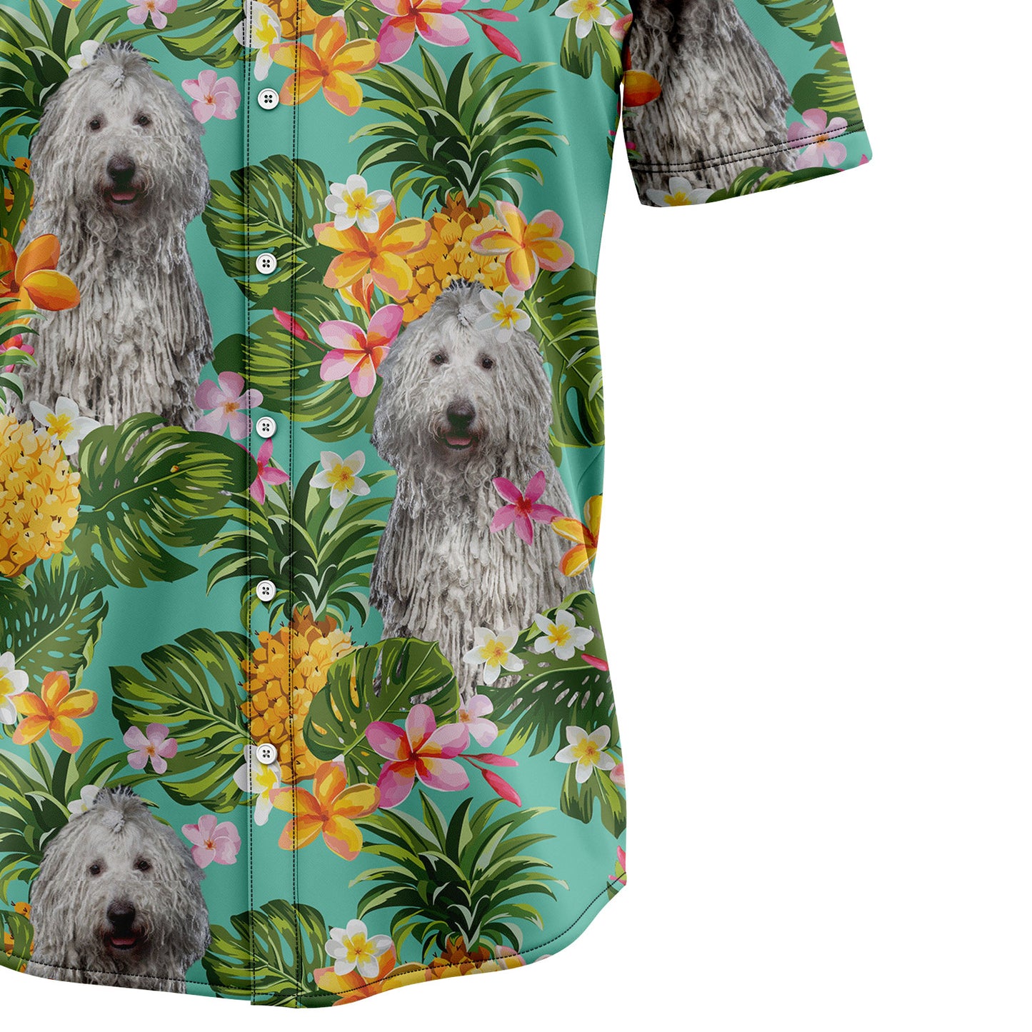 Tropical Pineapple Komondor H97091 Hawaiian Shirt