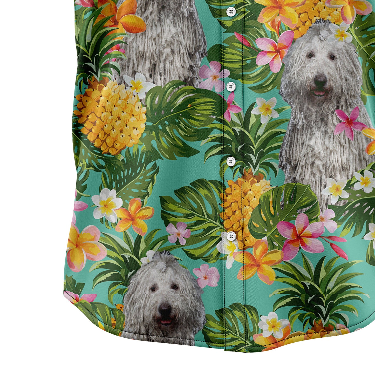 Tropical Pineapple Komondor H97091 Hawaiian Shirt