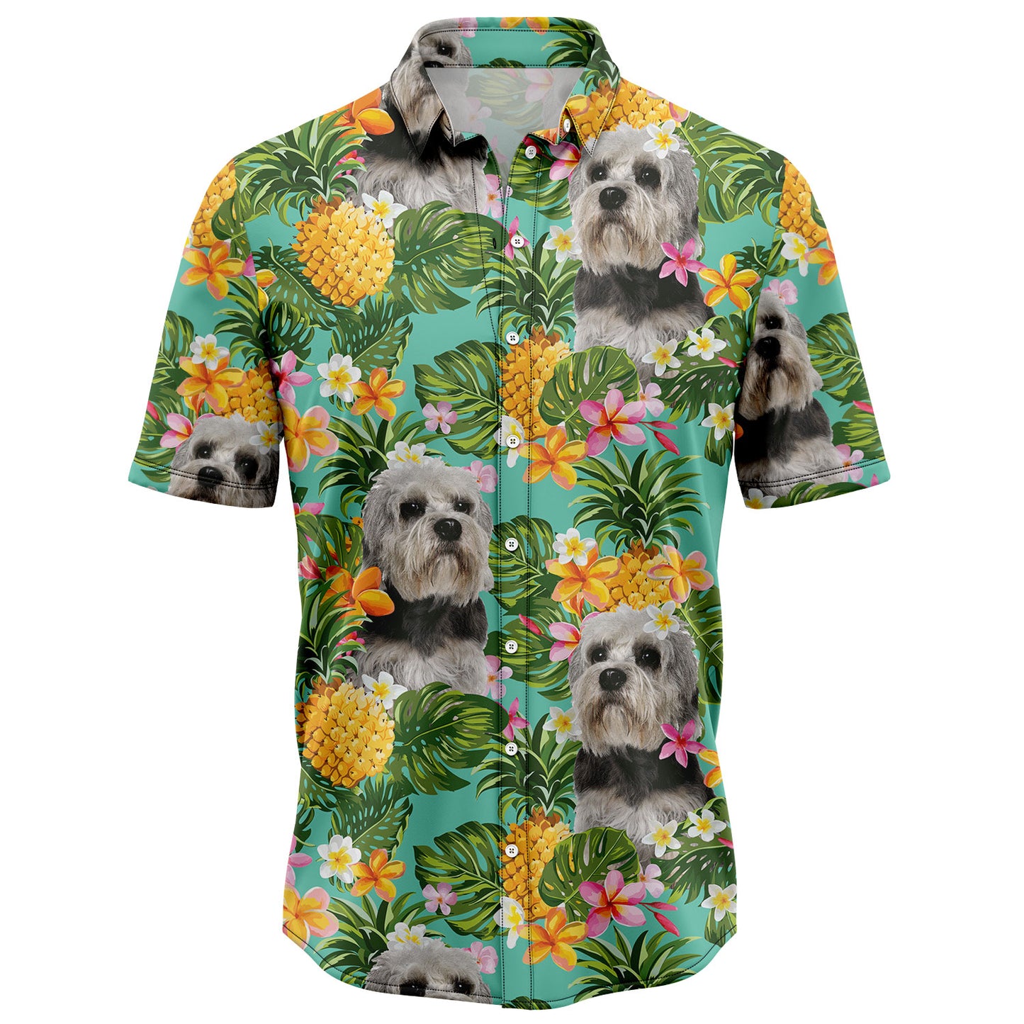 Tropical Pineapple Dandie Dinmont Terrier H97090 Hawaiian Shirt