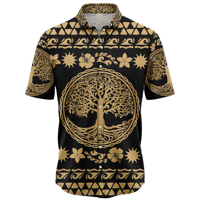 Tree Of Life Tribal Pattern T1007 Hawaiian Shirt