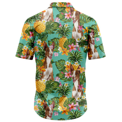 Tropical Pineapple Ibizan Hound H97086 Hawaiian Shirt