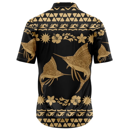 Marlin Fish Tribal Pattern T1007 Hawaiian Shirt