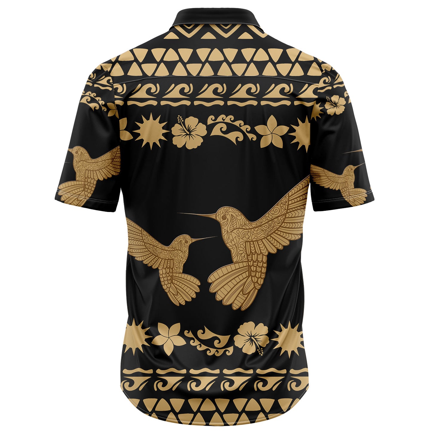 Hummingbird Tribal Pattern T1007 Hawaiian Shirt