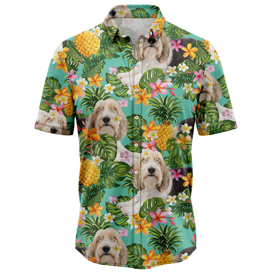 Tropical Pineapple Petit Basset Griffon Vendeen H97078 Hawaiian Shirt