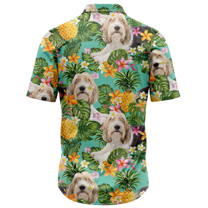 Tropical Pineapple Petit Basset Griffon Vendeen H97078 Hawaiian Shirt