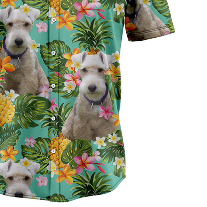 Tropical Pineapple Lakeland Terrier H97077 Hawaiian Shirt