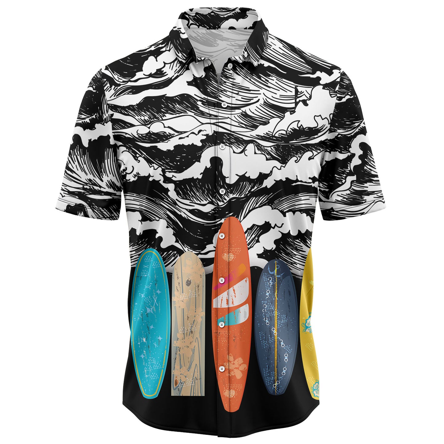 Vintage Surfboard G5723 Hawaiian Shirt