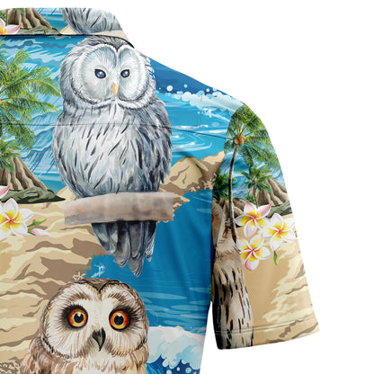 Owl Summer Vacation G5723 Hawaiian Shirt