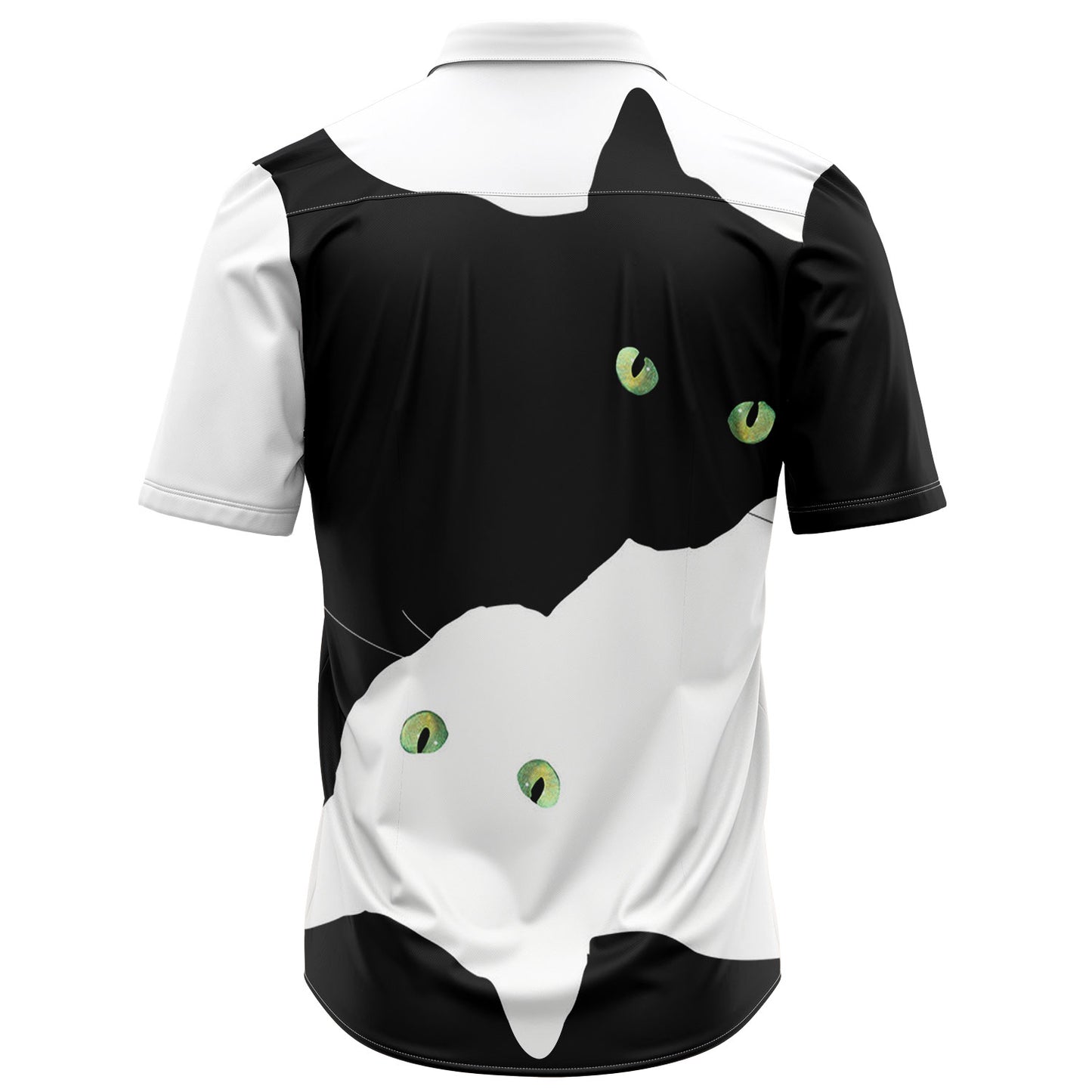 White And Black Cat H217018 Hawaiian Shirt