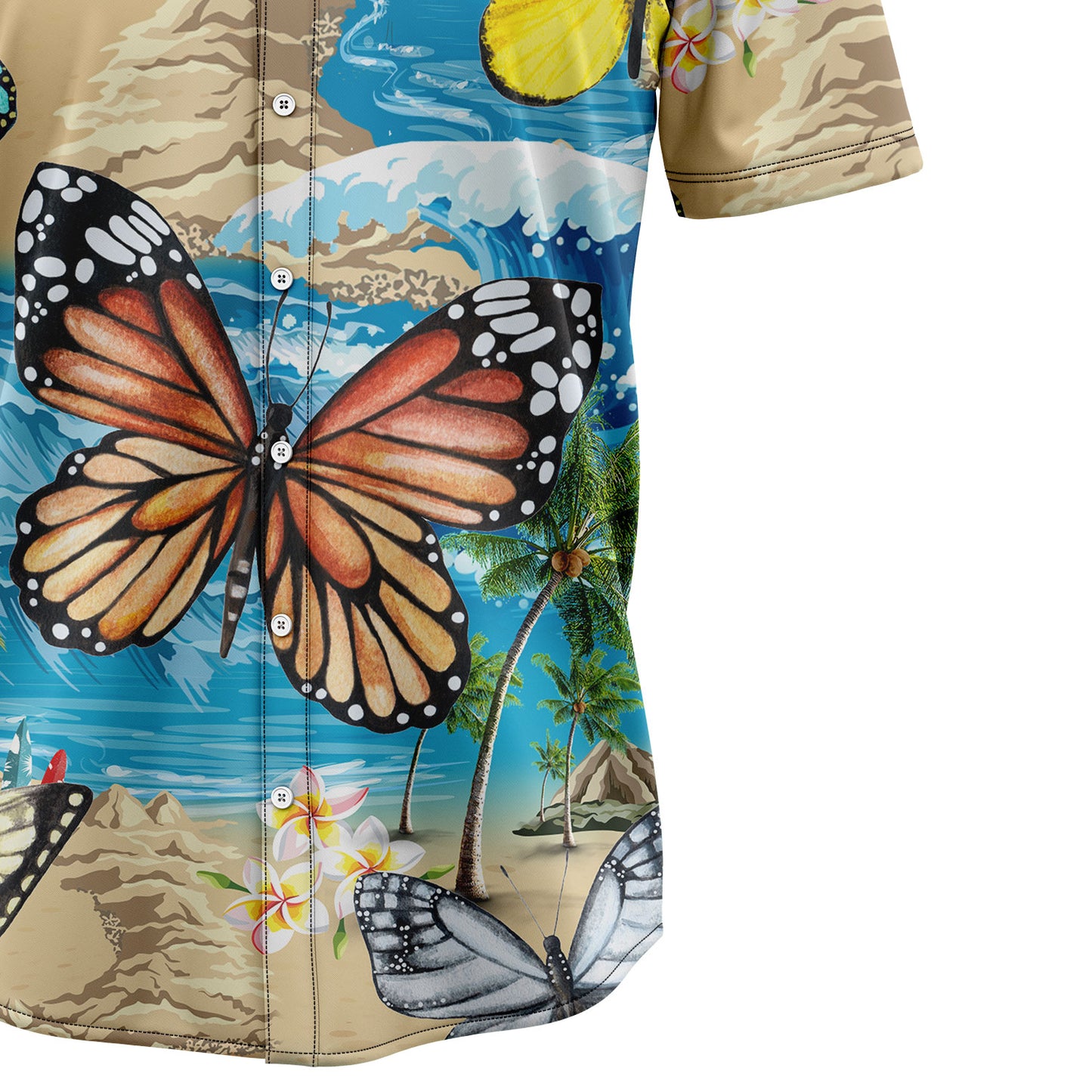 Butterfly Summer Vacation G5723 Hawaiian Shirt