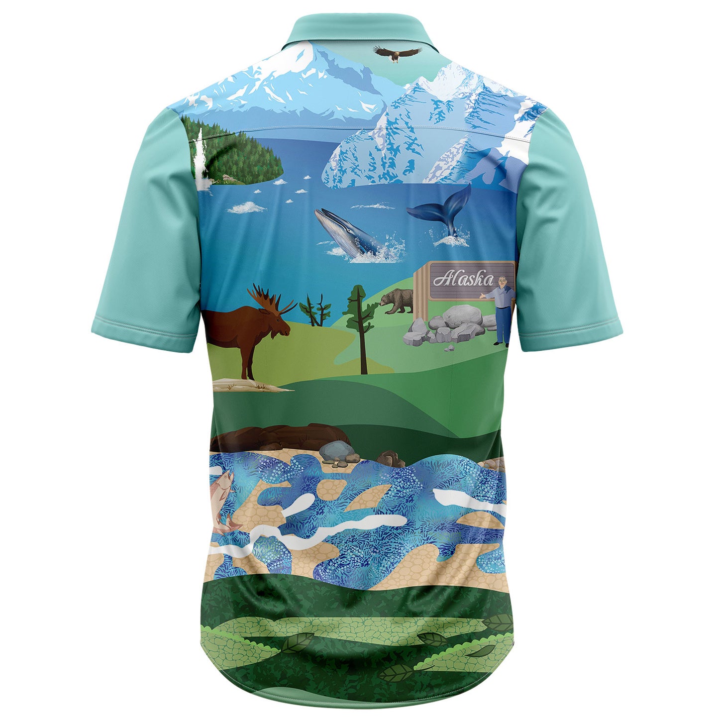 Portrait Of Alaska G5710 Hawaiian Shirt