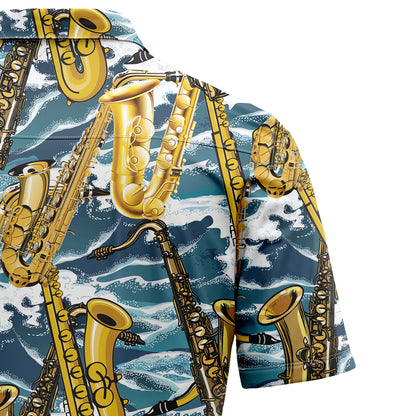Saxophone For Summer G5710 Hawaiian Shirt