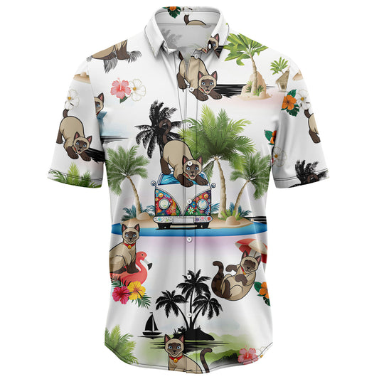 Siamese Vacation G5710 Hawaiian Shirt