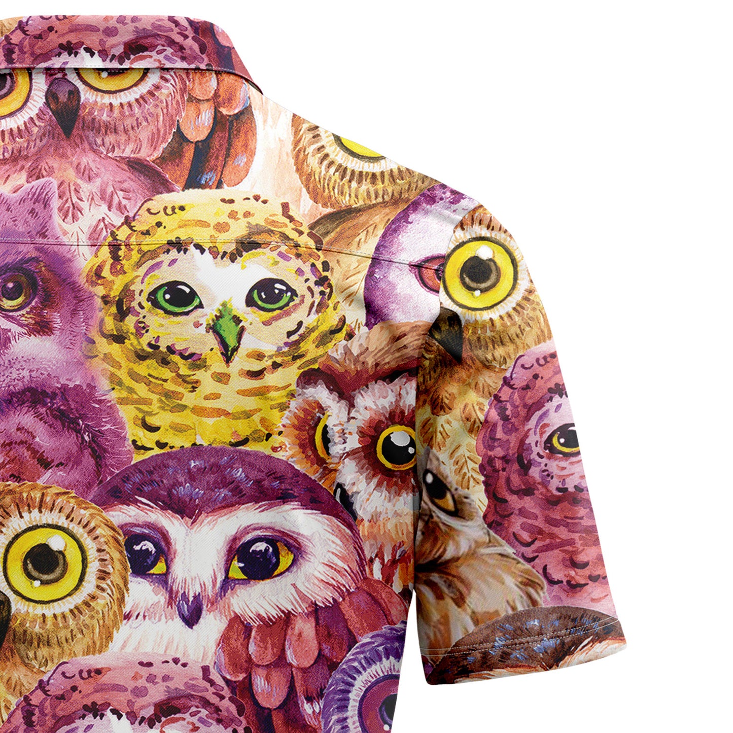 Owl Color T1007 Hawaiian Shirt