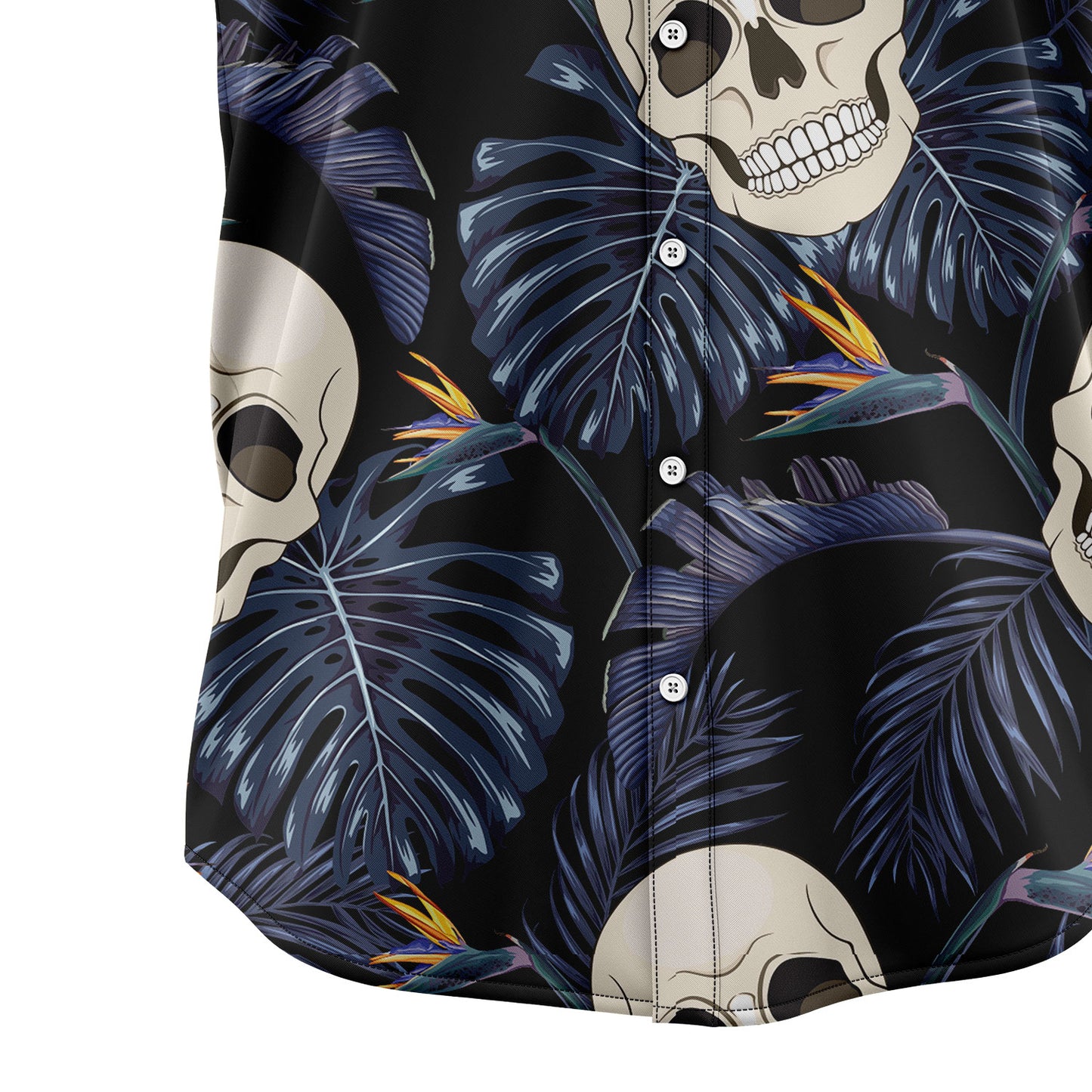 Amazing Skull And Tropical Leaves H97203 - Hawaii Shirt