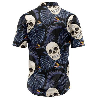 Amazing Skull And Tropical Leaves H97203 - Hawaii Shirt