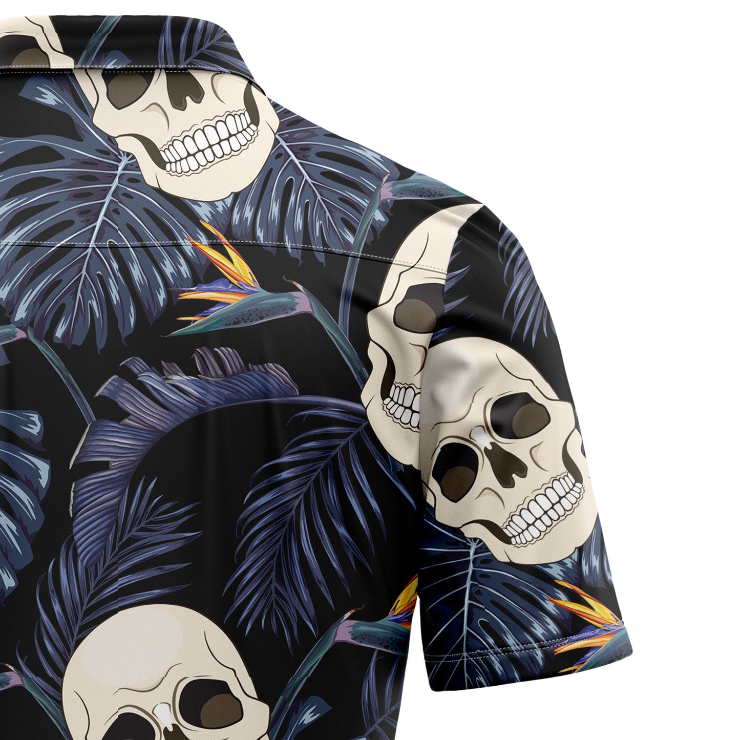 Amazing Skull And Tropical Leaves H97203 - Hawaii Shirt