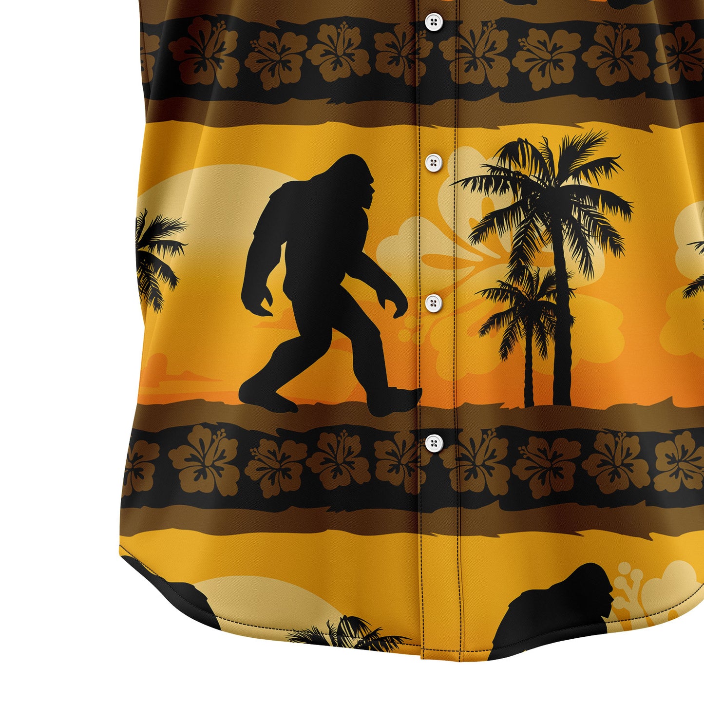 Bigfoot Tropical Frangipani T2107 Hawaiian Shirt