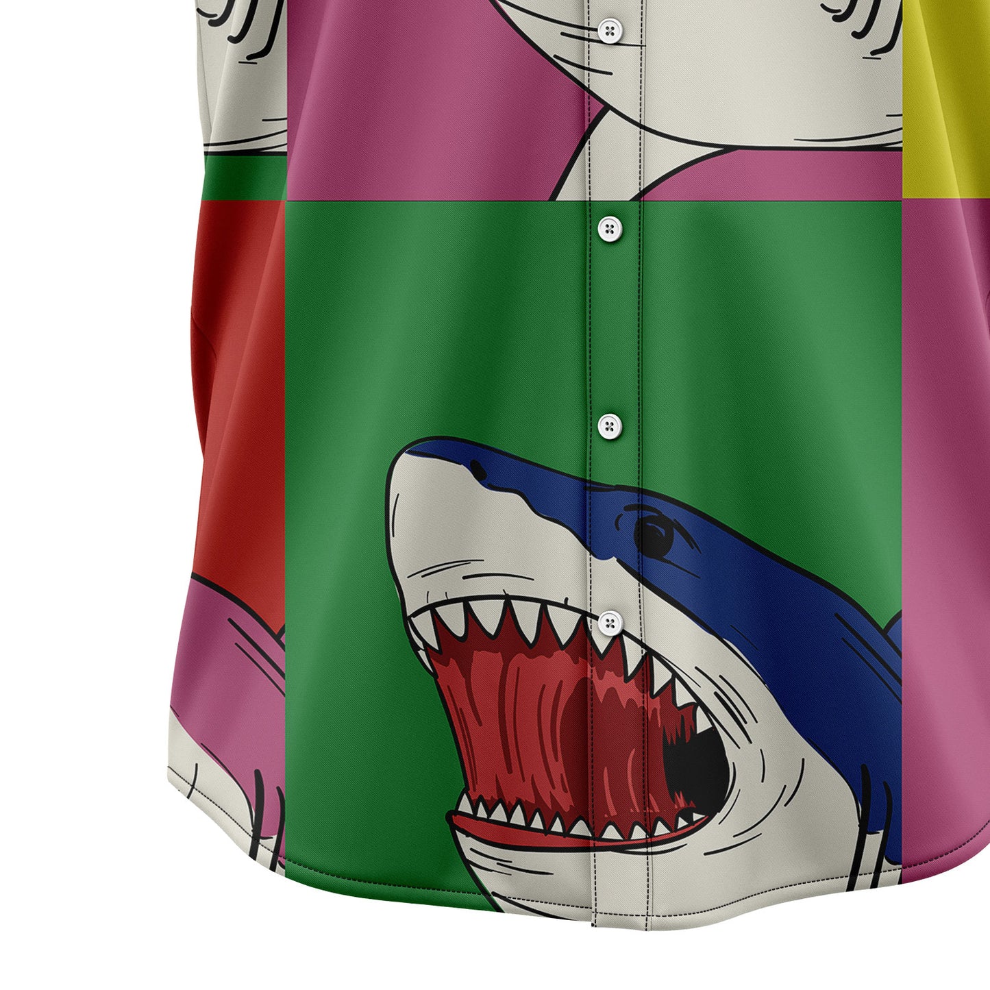 Shark Color Group T2107 Hawaiian Shirt